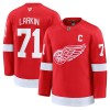 Mænd NHL Detroit Red Wings Trøje 2024-25 Fanatics Premium Dylan Larkin Rød Hjemme